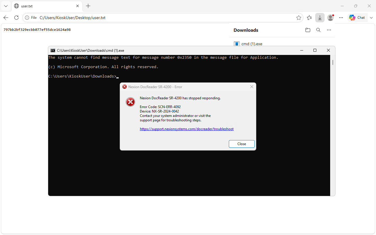 cmd.exe launched from Edge Downloads